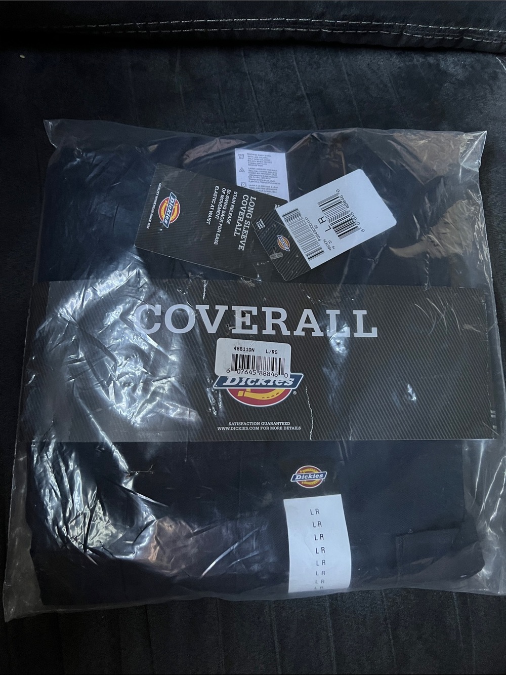 Dickies long sleeve Coveralls - Navy Large Regular